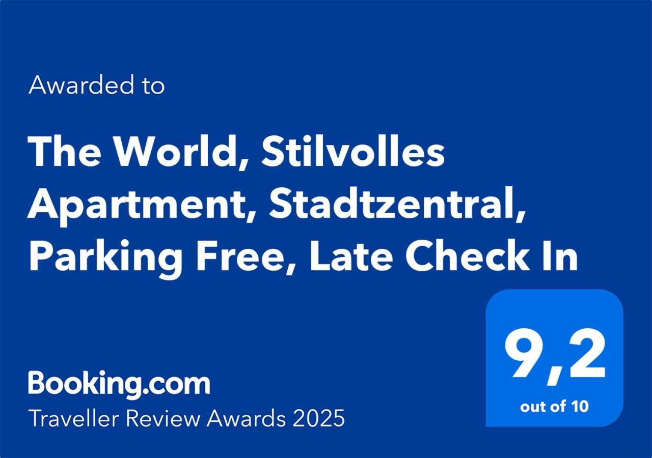 The World, Stilvolles Apartment, Stadtzentral, Parking Free, Late Check In 马格德堡 外观 照片